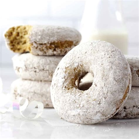 Baked Powdered Donuts Green Smoothie Gourmet