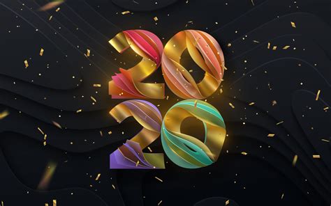 2880x1800 Colorful New Year 2020 Macbook Pro Retina Wallpaper Hd