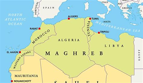Which Countries Are Located In The Maghreb Region