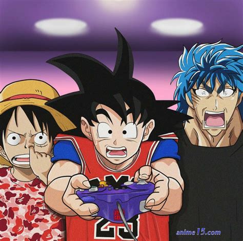 Luffy X Goku X Toriko Anime15