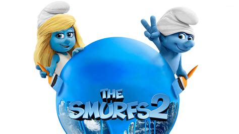 Smurfette And Clumsy The Smurfs 2 Wallpaper Cartoon Wallpapers 22464