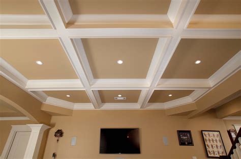 Ceiling box is designed to be installed on the initial build process before ceiling construction. Basement High-End Ceiling Design Ideas ...