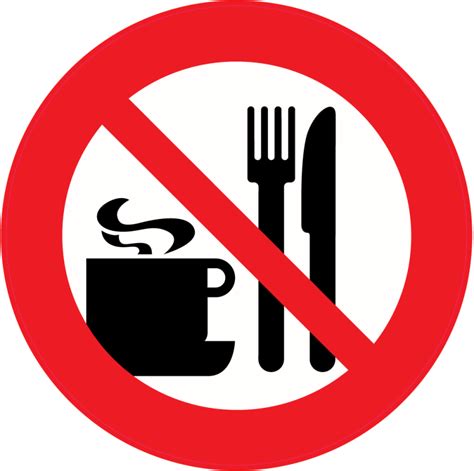 Panneau Interdiction de manger ou boire MPA Déco