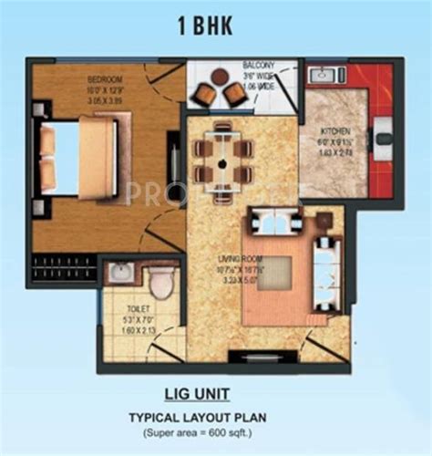 50 Amazing Style 1 Bhk House Plan 600 Sq Ft