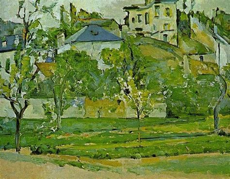 Obstgarten In Pontoise Paul Cezanne Malmo Sweden Oil Painting