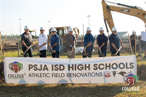 Psja Isd Breaks Ground On Renovations For High School Fields