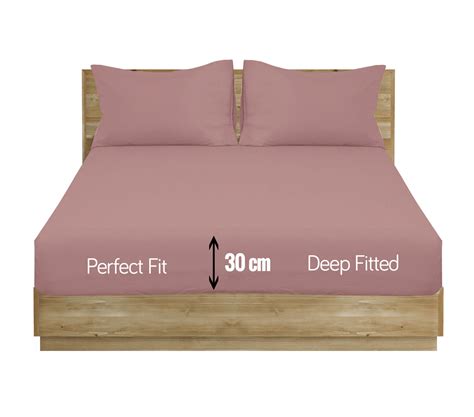 Extra Deep Elastic Fitted Sheet Bed Sheets For Mattress Single Double King Sk Ebay