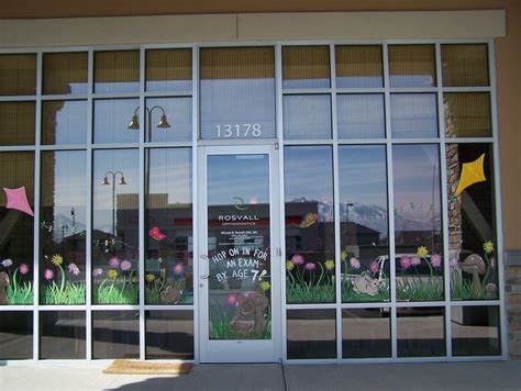Window painting ideas for summer. Bawden Fine Murals: window painting/ seasons Spring,Summer ...
