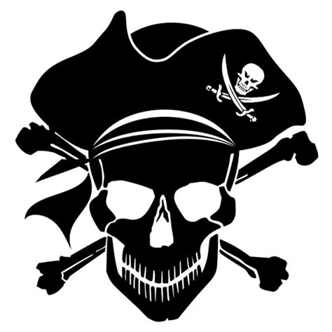 Pirates Skull And Crossbones Wall Sticker Removable Wall Stickers And