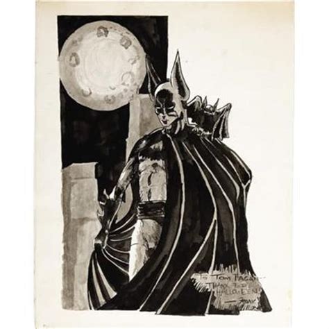 Frank Miller Batman Illustration Original Art