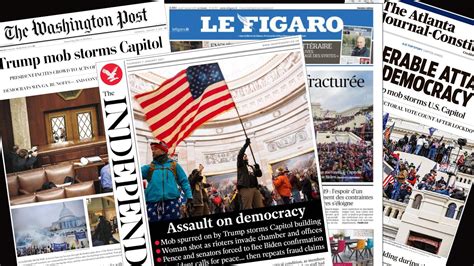 Photos How Newspapers Around The World Covered The Deadly Riots At Us Capitol