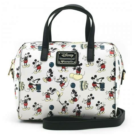 Bolsa Mickey Mouse Bolso Disney Bolsa De Viaje De Cuero Manos De Mickey