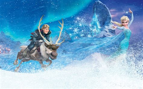 Frozen Kristoff On Sven And Elsa Frozen Wallpaper X