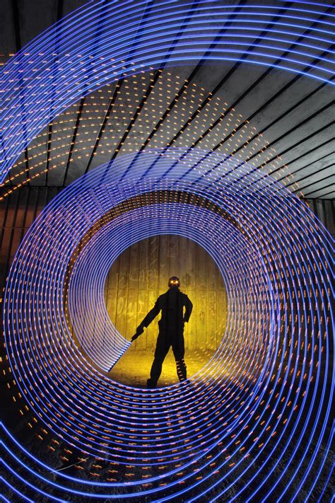 Interesting Photo Of The Day Epic Light Painting Self Portrait