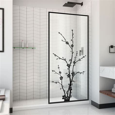 Dreamline Dreamline Linea Blossom 34 In W X 72 In H Single Panel Frameless Shower Door