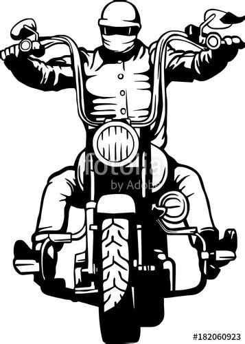Biker Vector At Vectorified Com Collection Of Biker Vector Free For Personal Use