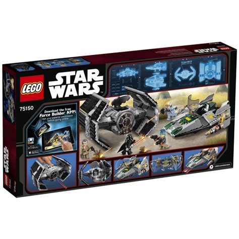75150 Vaders Tie Advanced Vs A Wing Starfighter Lego