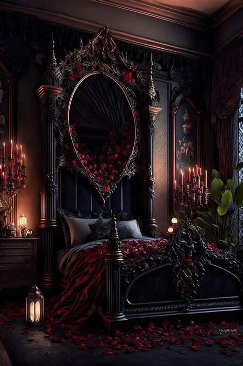 Pin By Monroe Michaels On Beautiful Bedrooms Gothic Decor Bedroom Dark Home Decor Gothic Bedroom