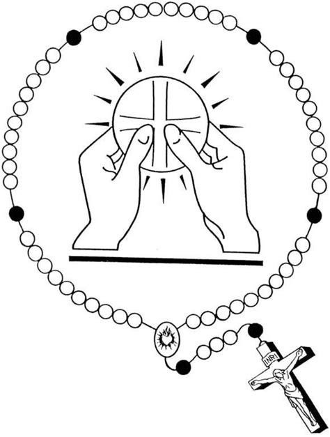 Rosary Coloring Pages Best Coloring Pages For Kids