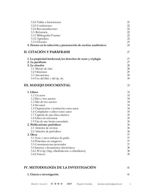Manual Para La Elaboracion Y Presentacion De Trabajos Academicos Escr