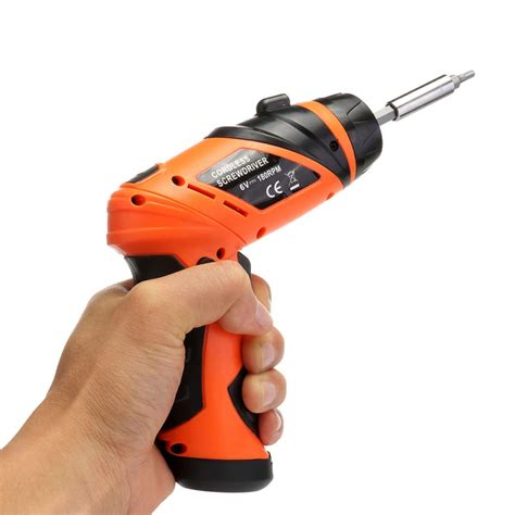 6v Foldable Electric Screwdriver Power Drill Battery Operated Cordless