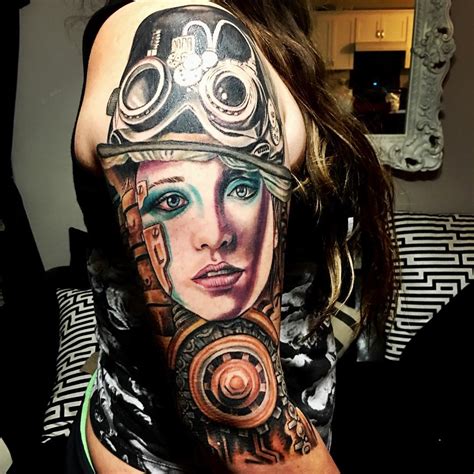 Fantastic Steampunk Tattoo Designs The Steamy Mechanics Affair