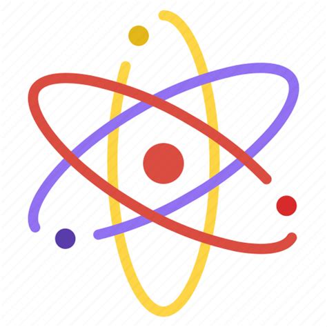 Atom Biology Nucleus Proton Science Icon