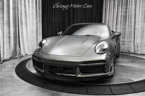 Used 2021 Porsche 911 Turbo S Coupe Huge Msrp Agate Grey Exclusive