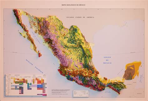 Mapa Geológico De México Isscaabj4v Créditos Instituto De