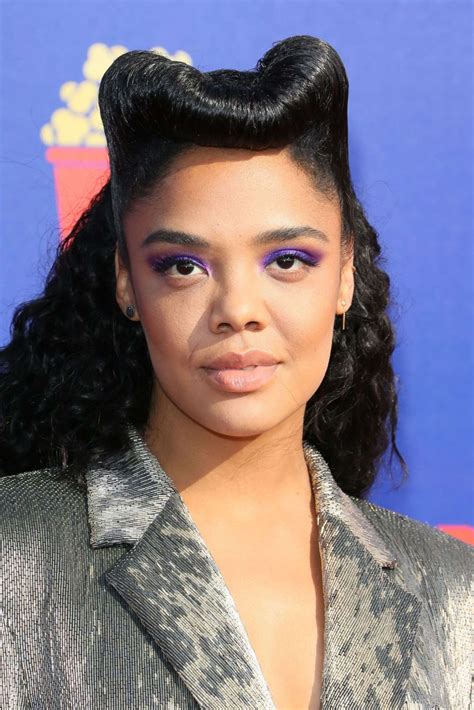 Tessa thompson kisses aussie model on same day as that taika waititi and rita ora pda emma kelly wednesday 26 may 2021 12:27 pm share this article via facebook share this article via twitter share. Tessa Thompson: 2019 MTV Movie and TV Awards Red Carpet-02 ...