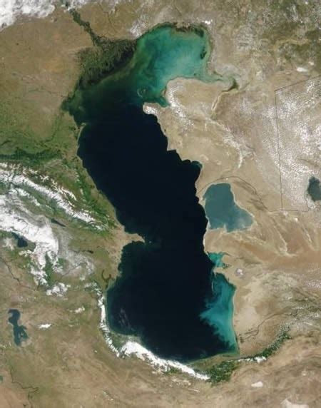 Lakes Beauty Of World Caspian Sea Russia Worlds Largest Lake