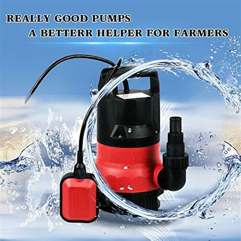Homdox Sump Pumps 2112gph 12hp 400w Clean Dirty Submersible Water Pump