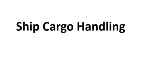 Ship Cargo Handling Handybulk