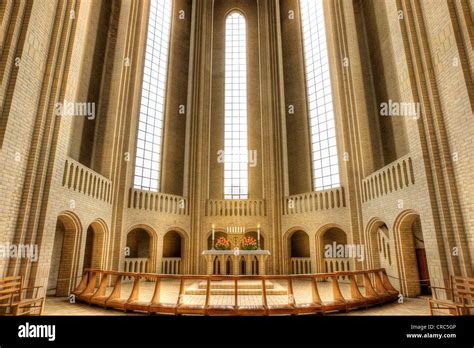 Inside Grundtvigs Church In Copenhagen Denmark Europe Stock Photo Alamy