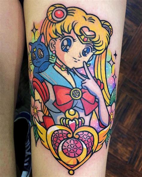 Sailor Moon Tattoo Anime Sailor Moon Tattoo By Shinchik On Deviantart