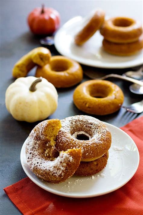 The Best Baked Pumpkin Donuts Recipe Unicorns In The Kitchen