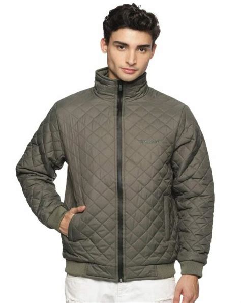 Buy Ryker Mens Solid Regular Lightweight Padded Jacket Olive Green Online At Best Prices In