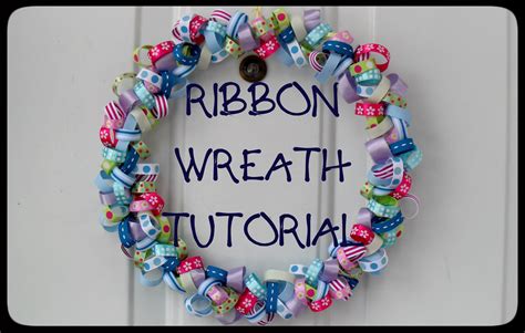 How To Make A Ribbon Wreath Ribbon Wreath Tutorial Ribbon Wreath