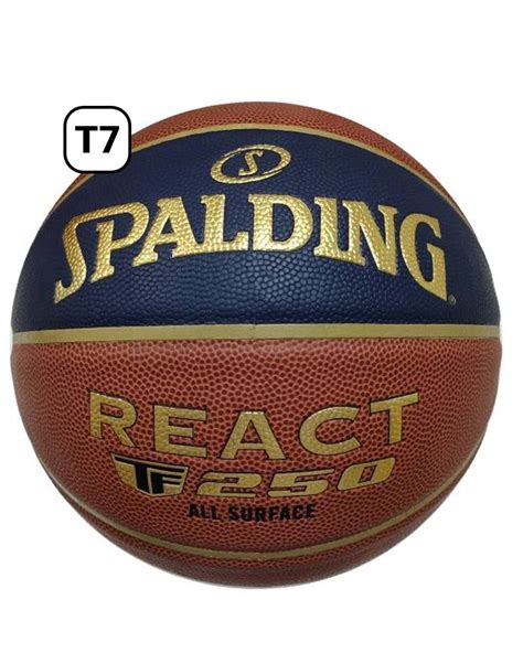 Ballon De Basket De Match Spalding React Tf250 Lnb Ekinsport