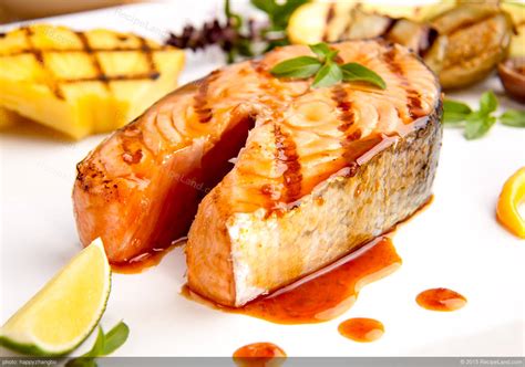 Grilled Whole Salmon Fillet Recipe