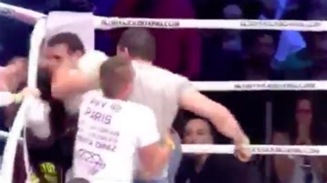 Watch Kickboxer Attacked By Crowd After Landing Cheap Shot Other