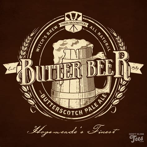 I visited the butterbeer bar inside the new harry potter flagship store in nyc. Harry Potter Butterbeer Label by dontblinktees on DeviantArt