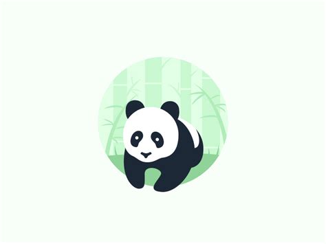 Panda By Darren On Dribbble