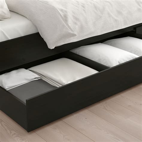 Malm Bed Storage Box For High Bed Frame White Stained Oak Veneer