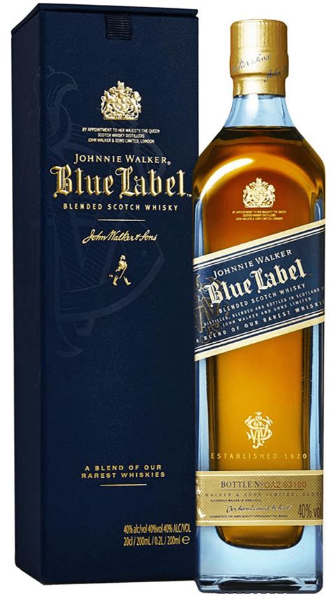 Johnnie walker blue label is an exquisite blend, a combination of vanilla, honey and rose petals. Johnnie Walker Blue Label - 200ML - Bremers Wine and Liquor