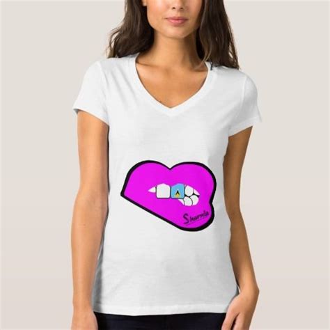 Sharnias Lips St Lucia T Shirt Pink Lips Available In Different