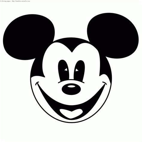 Mickey Mouse Head Shape Free Download On Clipartmag