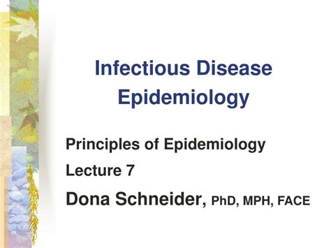 Ppt Infectious Disease Epidemiology Powerpoint Presentation Id 141242