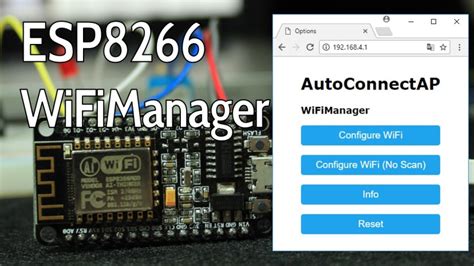 Wifimanager With Esp8266 Autoconnect Custom Parameter And Manage