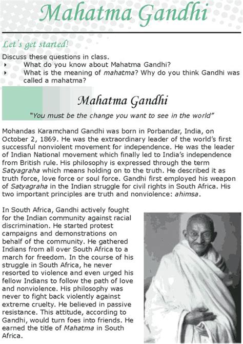 Mahatma Gandhi Essay Telegraph